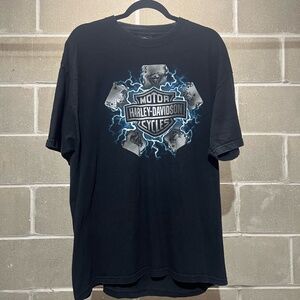 Double-Sided Harley Davidson Graphic Tee